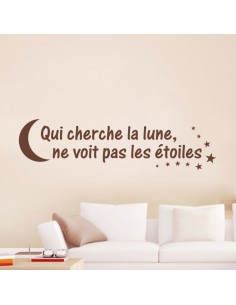 Sticker qui cherche la lune