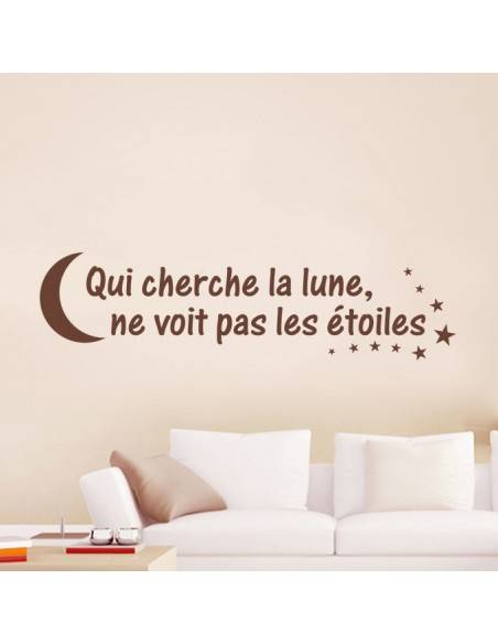 Sticker qui cherche la lune