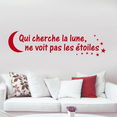 Sticker qui cherche la lune