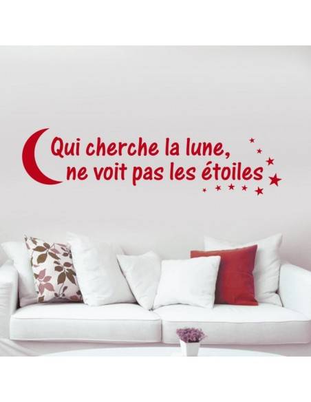Sticker qui cherche la lune