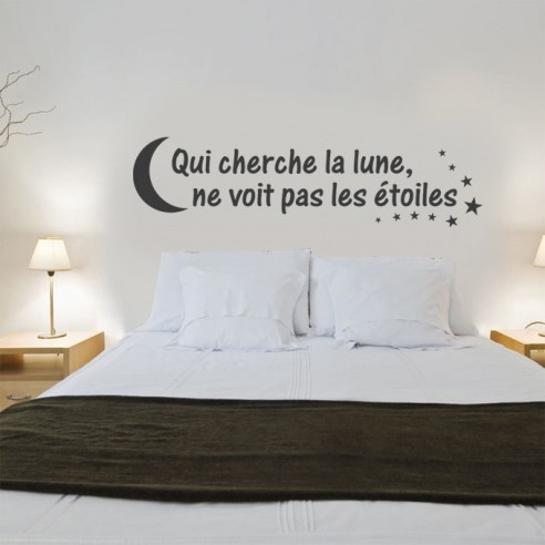 Sticker qui cherche la lune