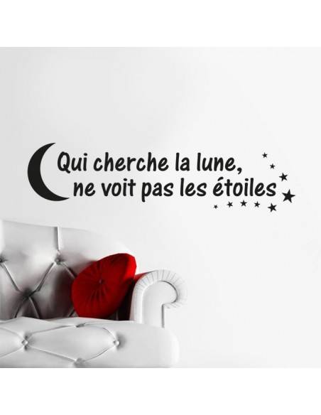 Sticker qui cherche la lune