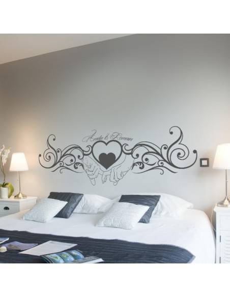 Stickers muraux tête de lit chambre