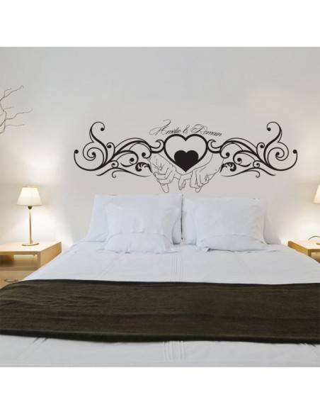 Sticker tête de lit prénom personnalisé