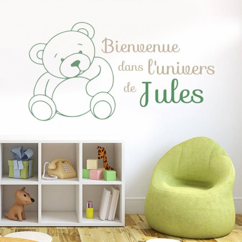 Sticker nounours personnalis?�