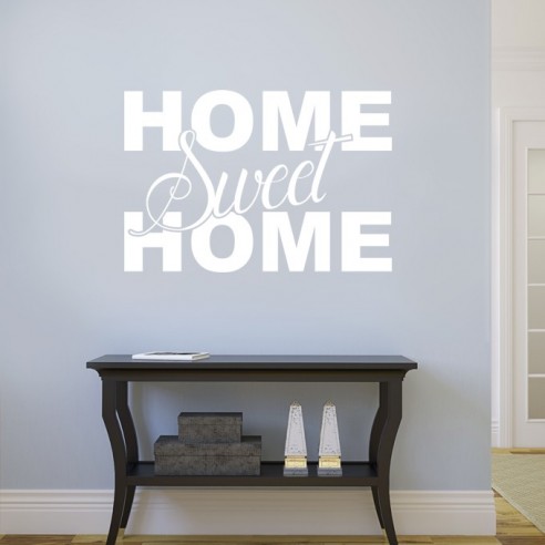 Sticker citation home sweet home