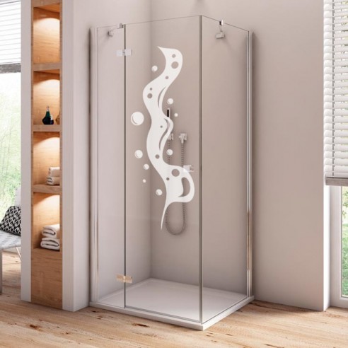 Sticker paroi de douche