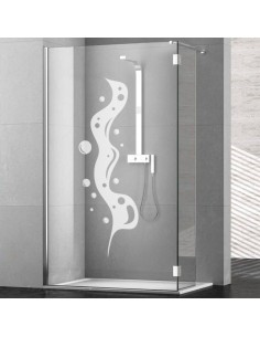 Sticker paroi de douche