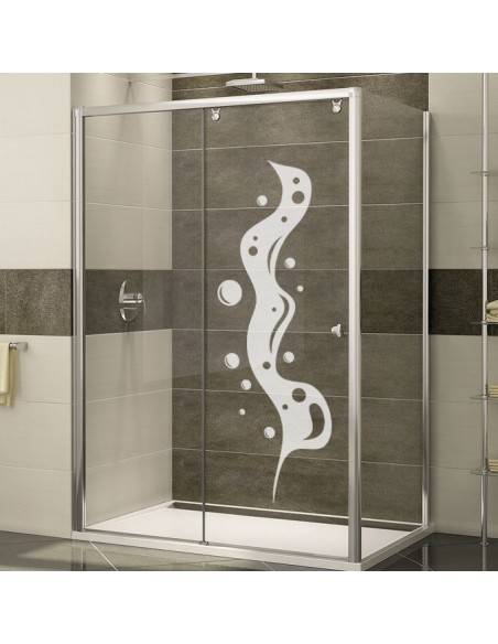 Sticker paroi de douche
