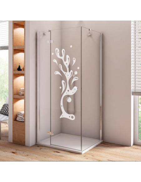 Sticker paroi de douche