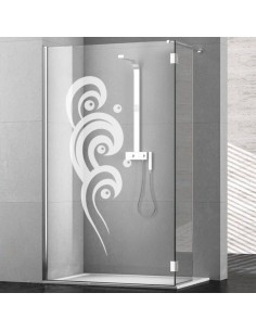 Sticker paroi de douche