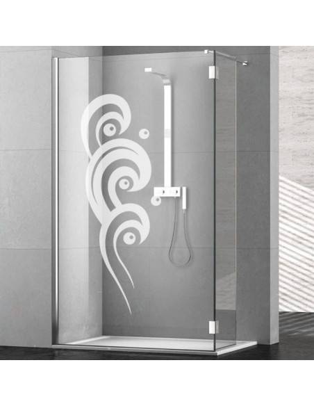 Sticker paroi de douche