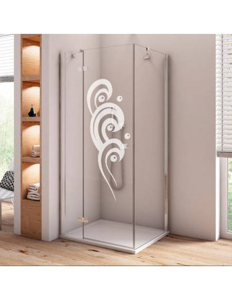 Sticker paroi de douche