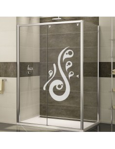 Sticker paroi de douche 2