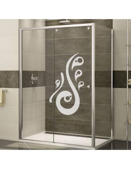 Sticker paroi de douche