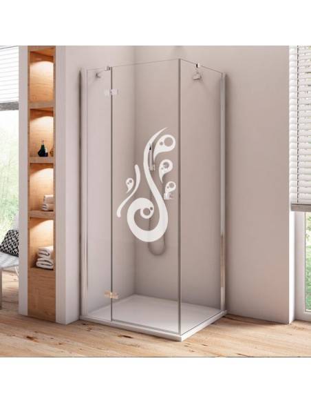 Sticker paroi de douche