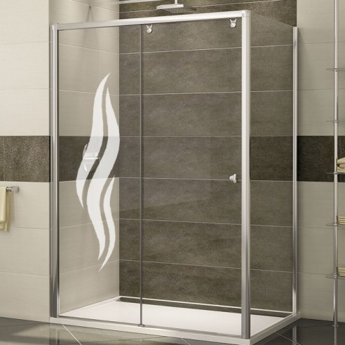 Sticker paroi de douche