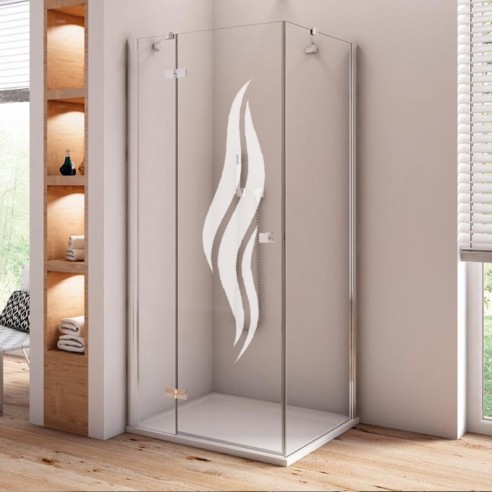 Sticker paroi de douche