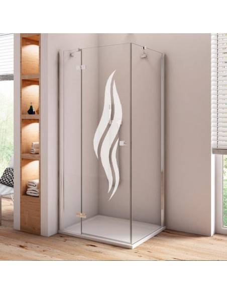 Sticker paroi de douche