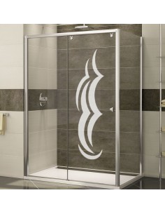 Sticker paroi de douche 2