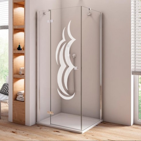 Sticker paroi de douche