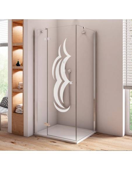 Sticker paroi de douche