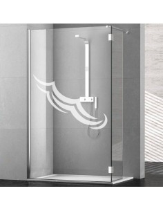 Sticker paroi de douche