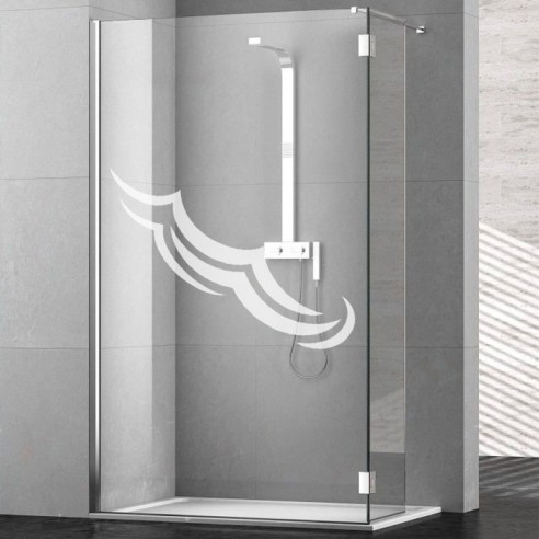 Sticker paroi de douche