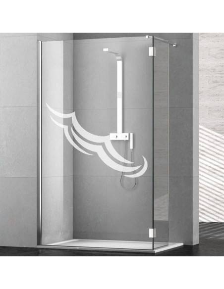 Sticker paroi de douche