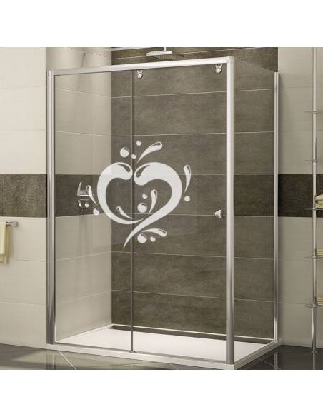 Sticker paroi de douche
