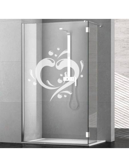 Sticker paroi de douche