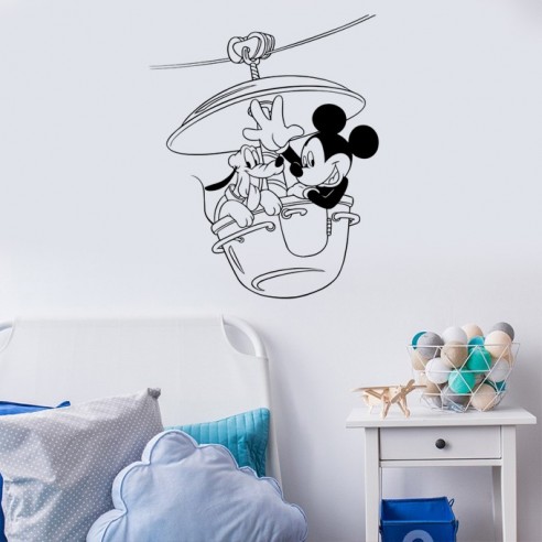 Sticker Mickey et Pluto