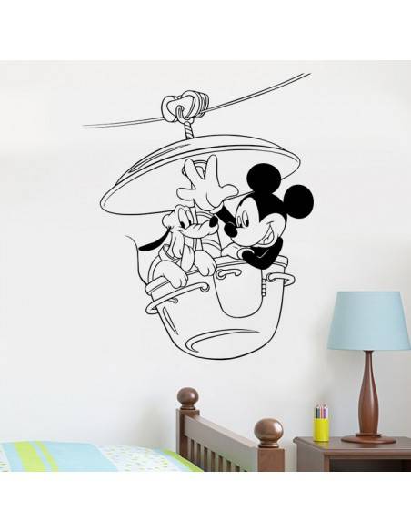 Sticker Mickey et Pluto