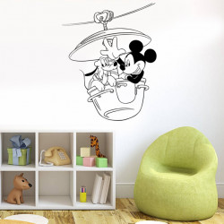 Sticker Mickey et Pluto