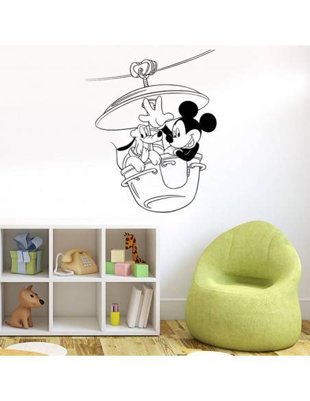 Sticker Mickey et Pluto