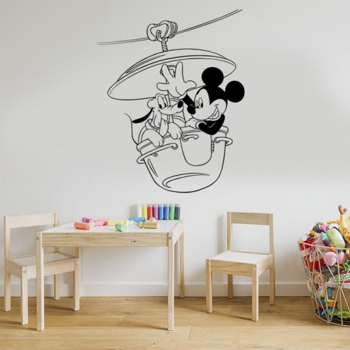 Sticker Mickey et Pluto