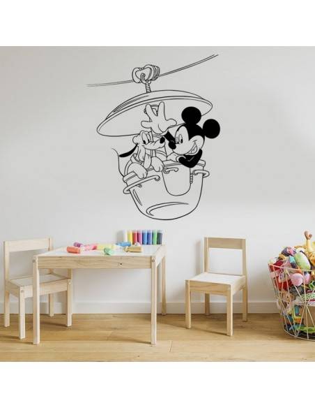 Sticker Mickey et Pluto