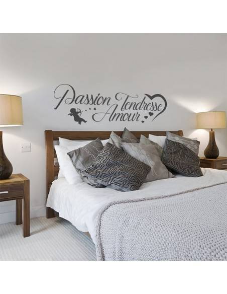 Sticker citation passion tendresse amour