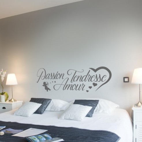 Sticker citation passion tendresse amour