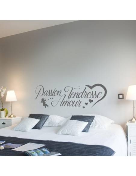 Sticker citation passion tendresse amour