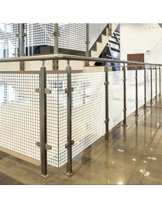 Film dépoli design claustra