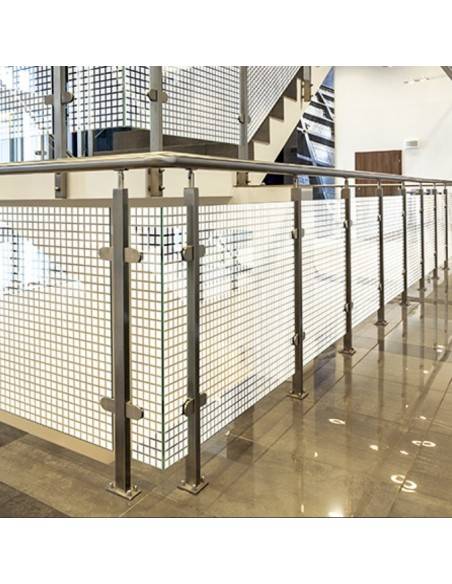 Film dépoli design claustra