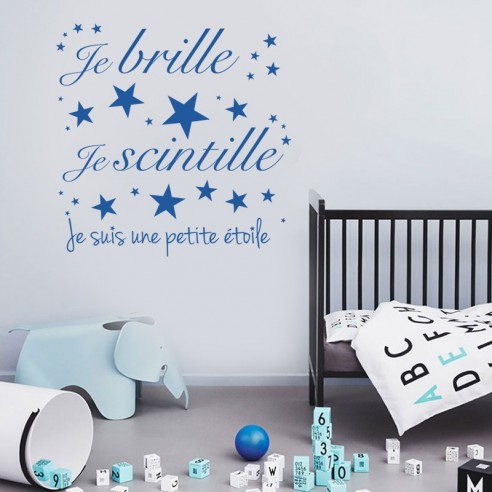 Sticker je brille, je scintille