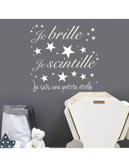 Sticker je brille, je scintille