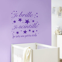 Sticker je brille, je scintille