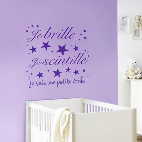 Sticker je brille, je scintille