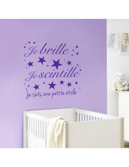 Sticker je brille, je scintille