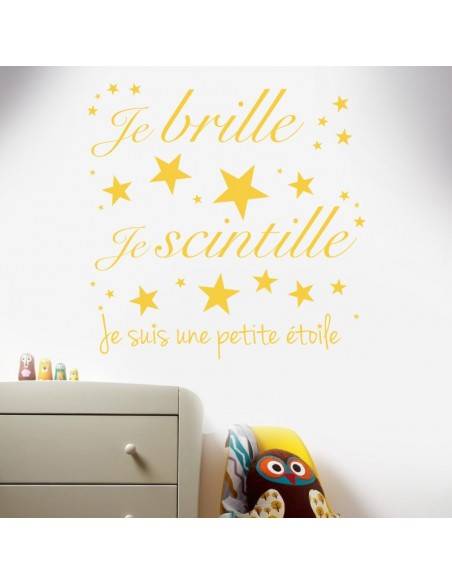 Sticker je brille, je scintille