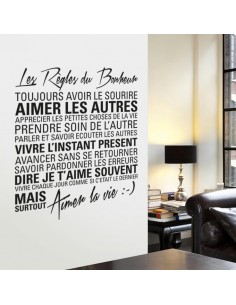 Les règles du bonheur