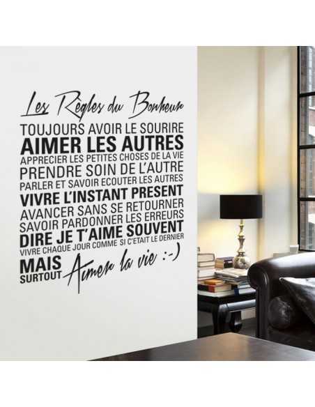 Les règles du bonheur